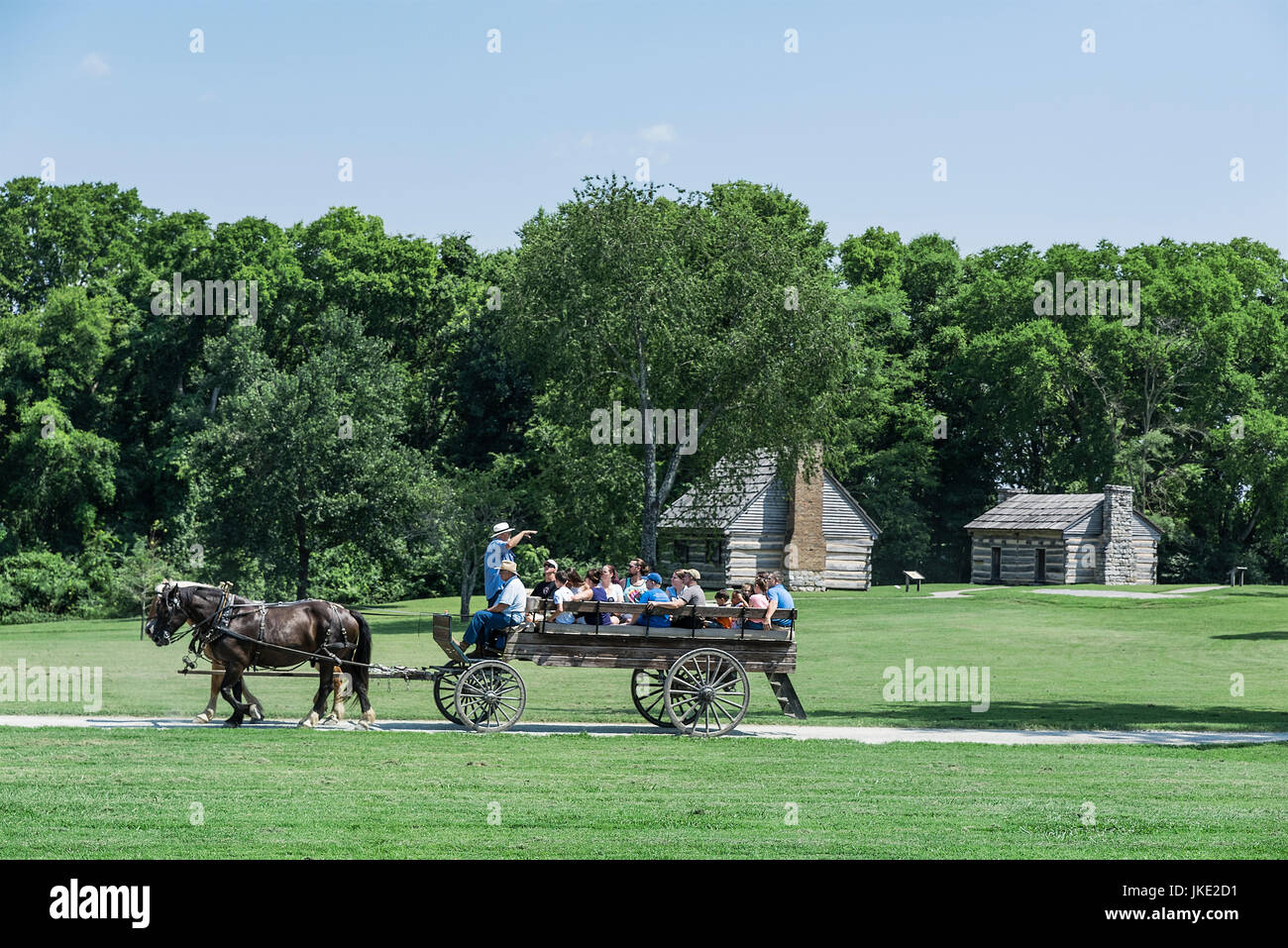 L'Eremo è una piantagione di storico e museo che in precedenza era la casa del Presidente Andrew Jackson, Foto Stock