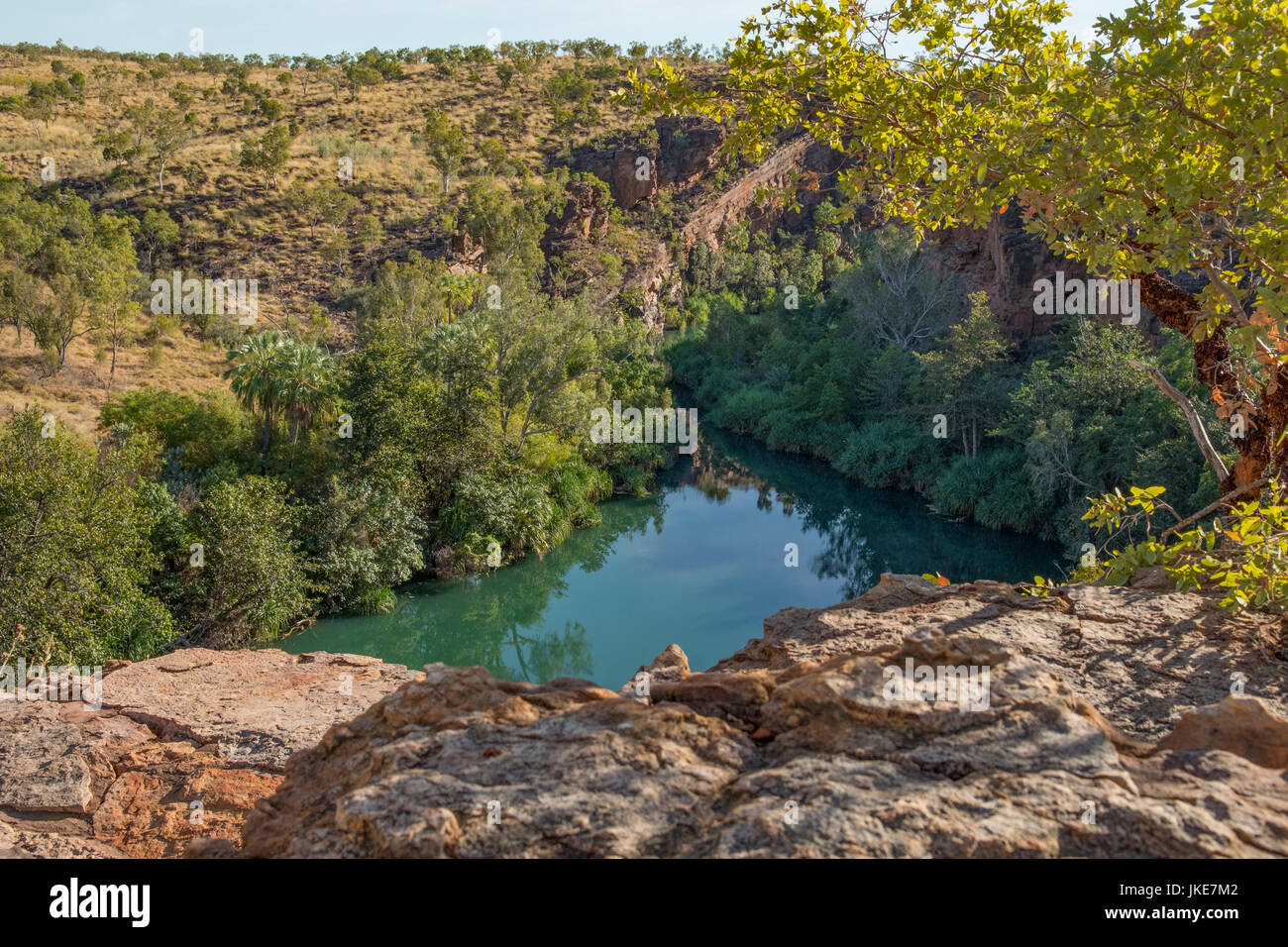 Prato superiore Hill Gorge, Boodjamulla National Park, Queensland, Australia Foto Stock