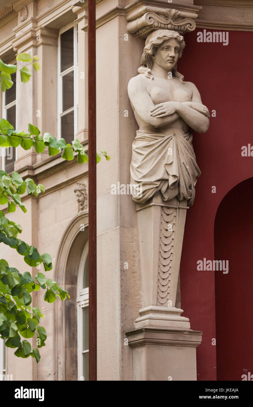 Germania Baden-Wuerttemberg, Baden-Baden, costruzione di dettaglio Foto Stock