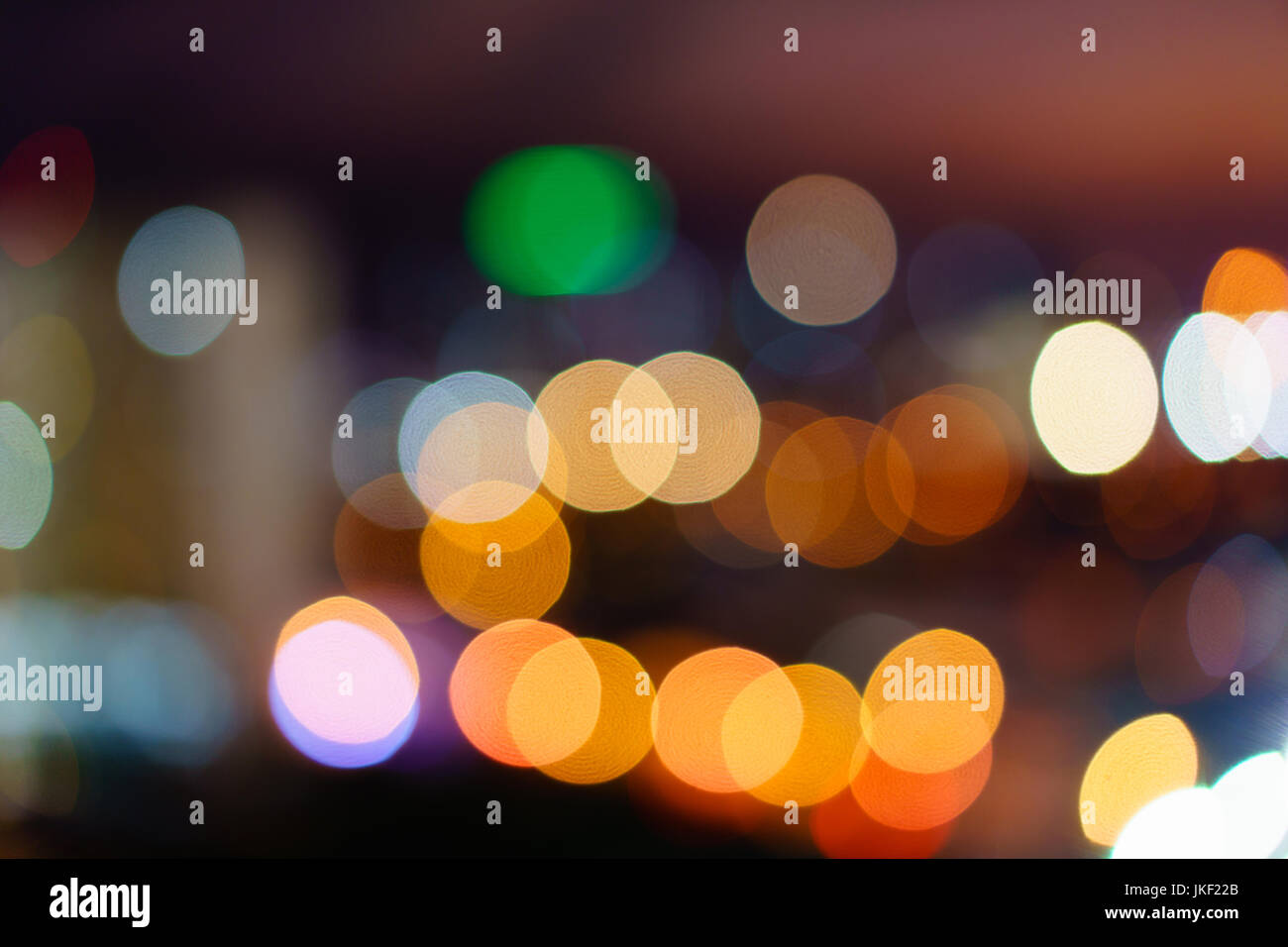 Colorato sfondo sfocato delle luci Foto Stock