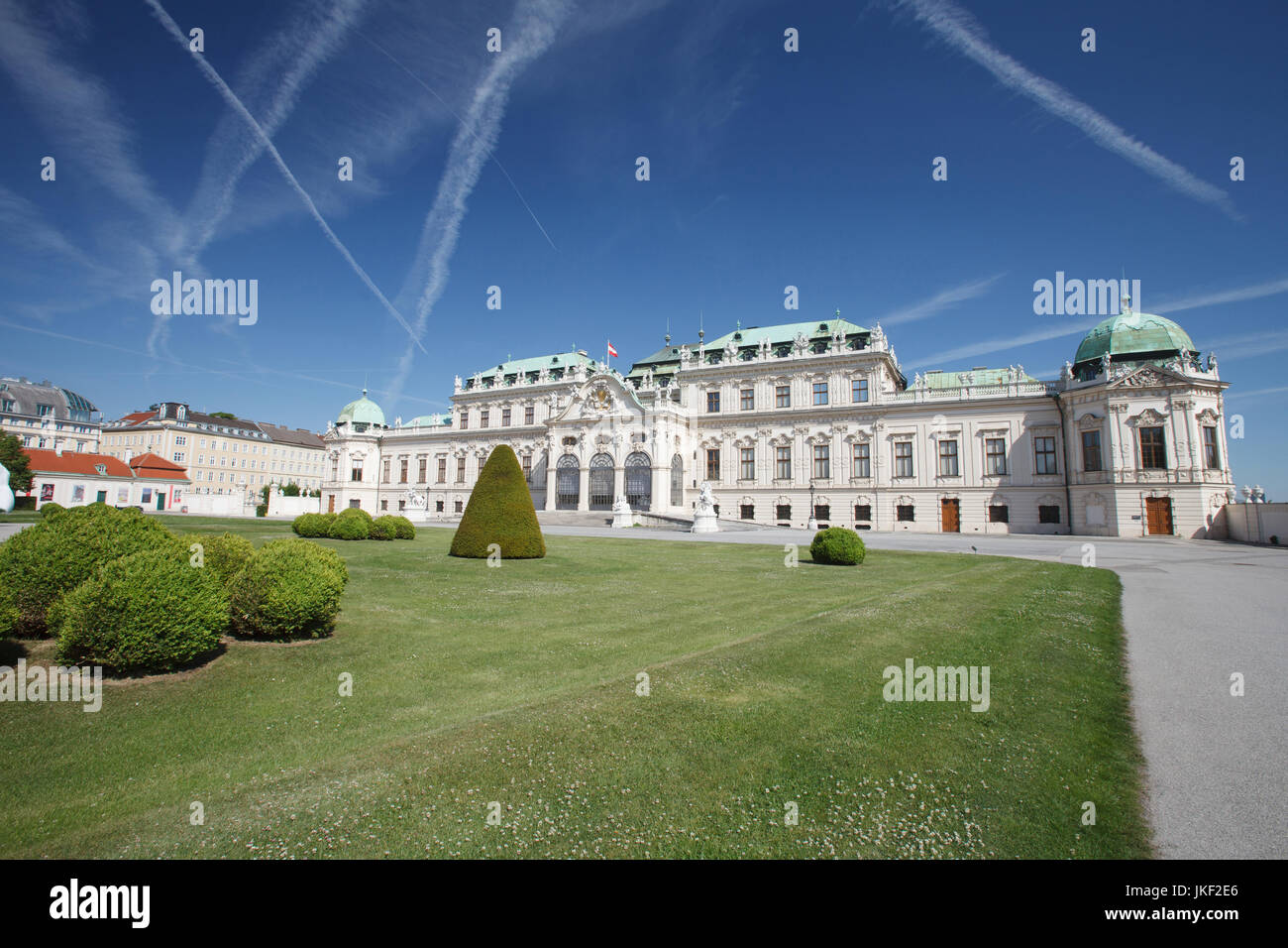 Belvedere superiore. Palazzo principale complesso Belvedere.Vienna. Austria. Foto Stock