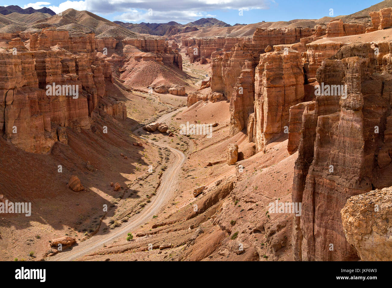 Charyn Canyon, Kazakistan. Foto Stock