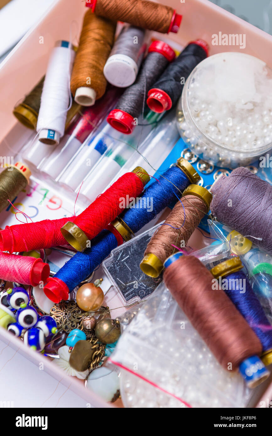 Equipaggiamento del fashion designer Foto Stock