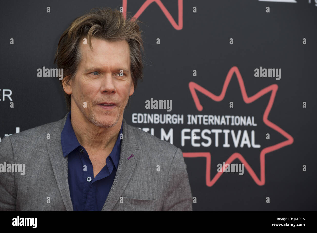 Acotrs e direttore assiste la premiere per 'Storia di una ragazza' alla settantunesima Edinburgh International Film Festival a Fountainbridge. Dotato di: Kevin Bacon dove: Edimburgo, Regno Unito quando: 22 giu 2017 Credit: Euan ciliegio/WENN.com Foto Stock