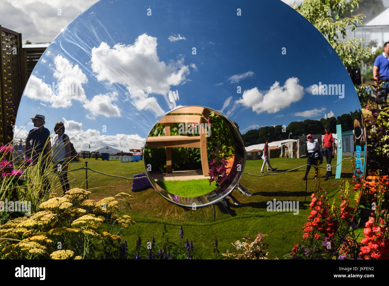 Tatton, Cheshire, Regno Unito, 23 luglio 2017, per l'amore di esso della RHS Tatton flower show, Credito: Athina Inghilterra/Alamy Live News Foto Stock