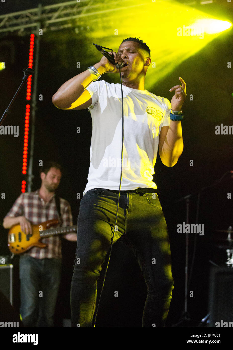 LJ Howard, nel Parco Festival, Southend, Essex © Clarissa Debenham / Alamy Foto Stock