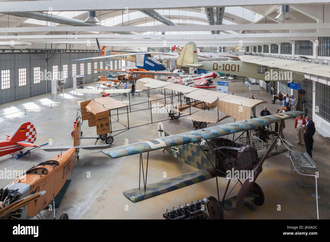 In Germania, in Baviera, Monaco - Oberschleissheim, Deutsches Museum Collezione di aviazione, alloggiata in corrispondenza di ex NATO airfield, inizio aviation gallery Foto Stock