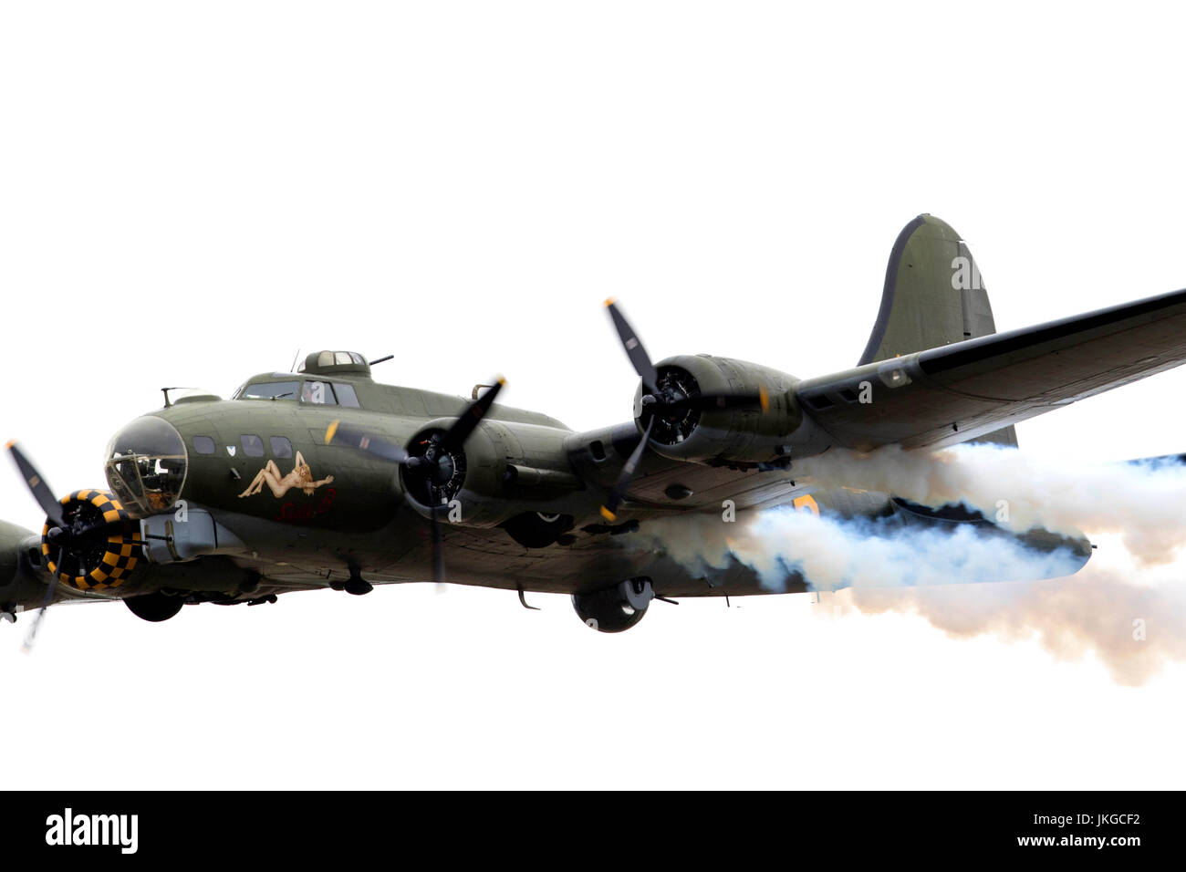 Boeing B17 Flying Fortress Sally B a RIAT 2017 Foto Stock