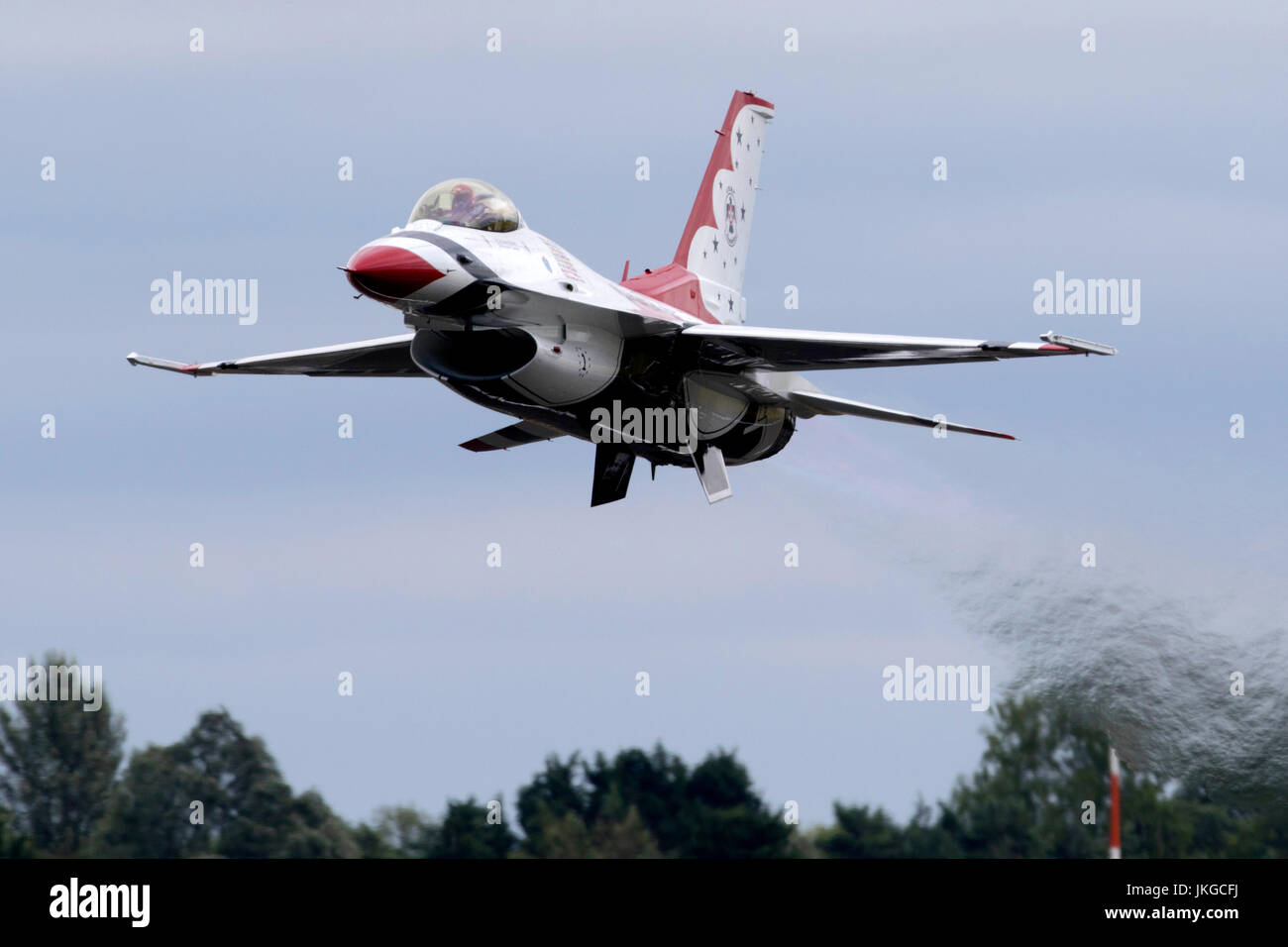 United States Air Force Thunderbirds USAF aria squadrone dimostrativo a RIAT 2017 Foto Stock