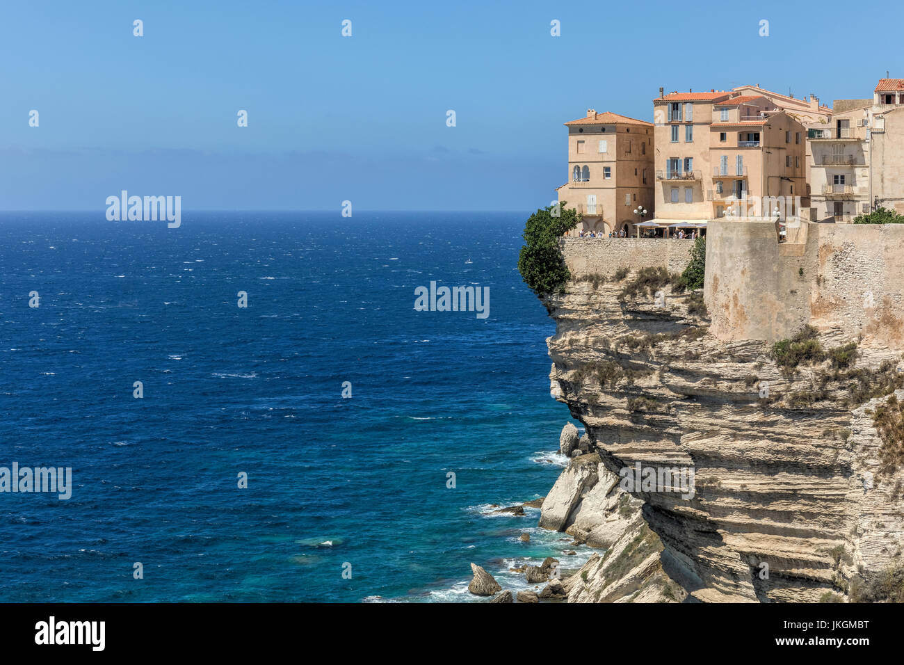 Ville Haute, Bonifacio, Corsica, Francia Foto Stock