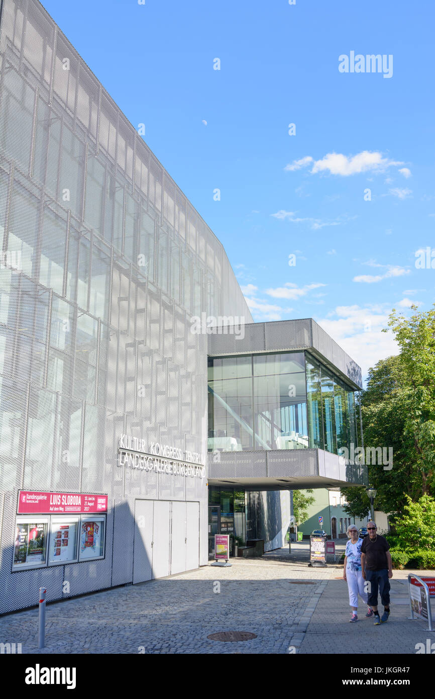 Kultur Kongress Zentrum, cultura Centro Congressi, Eisenstadt, Neusiedler See (lago di Neusiedl), Burgenland, Austria Foto Stock