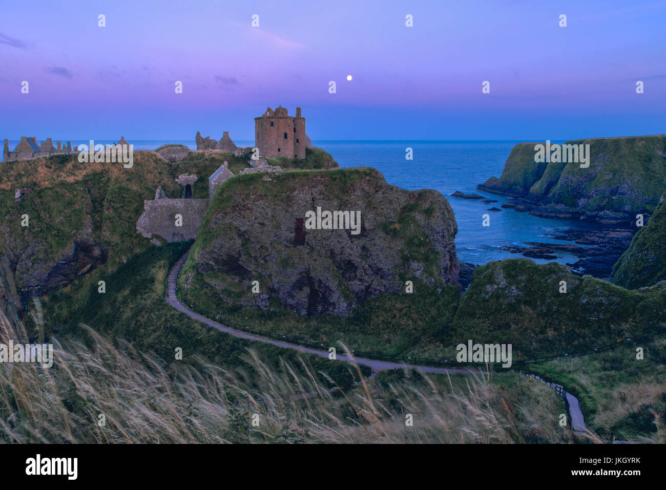 Il castello di Dunottar, Scotland, Regno Unito, Europa Foto Stock