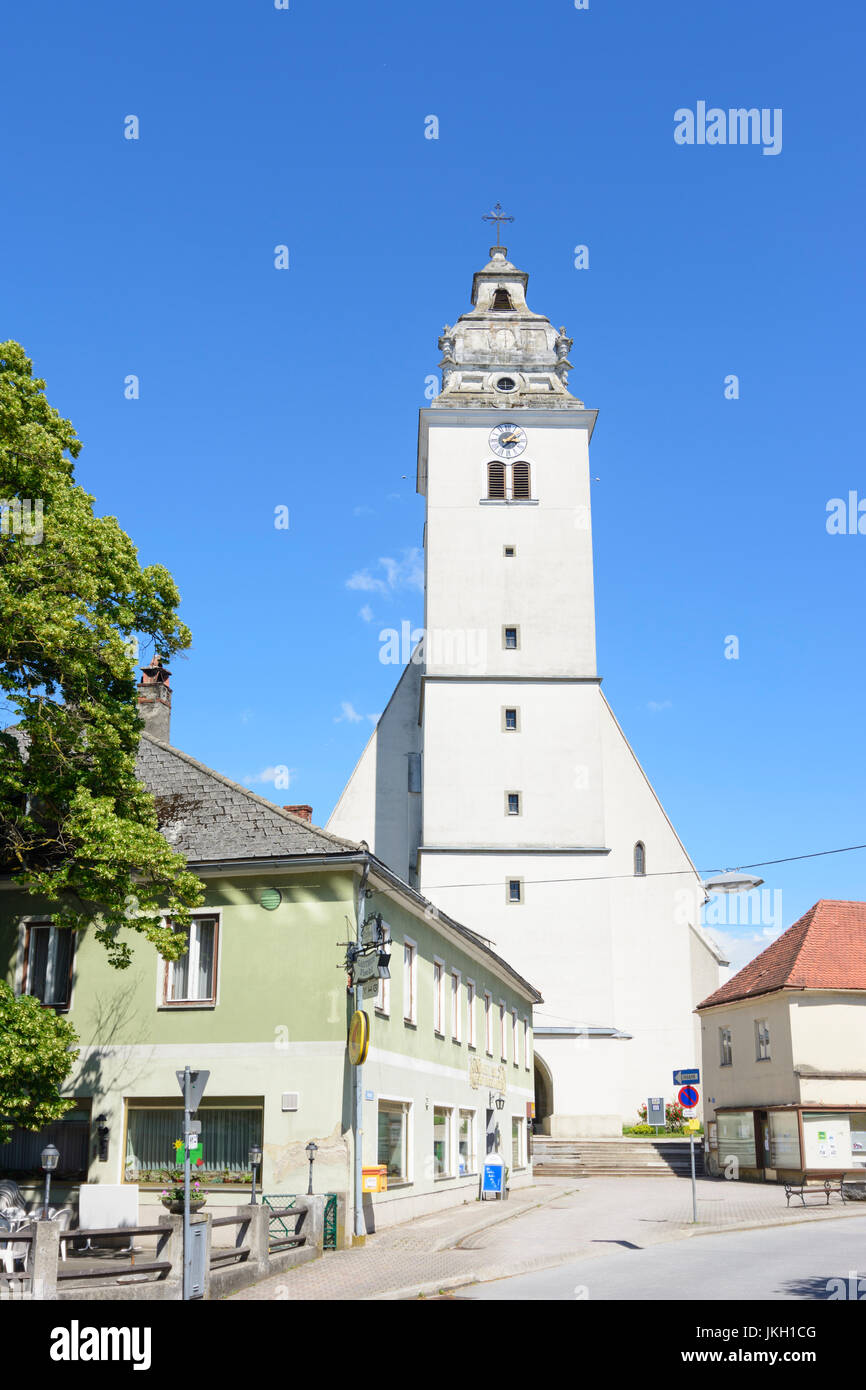 La chiesa, Kilb, Mostviertel, Niederösterreich, Austria Inferiore, Austria Foto Stock