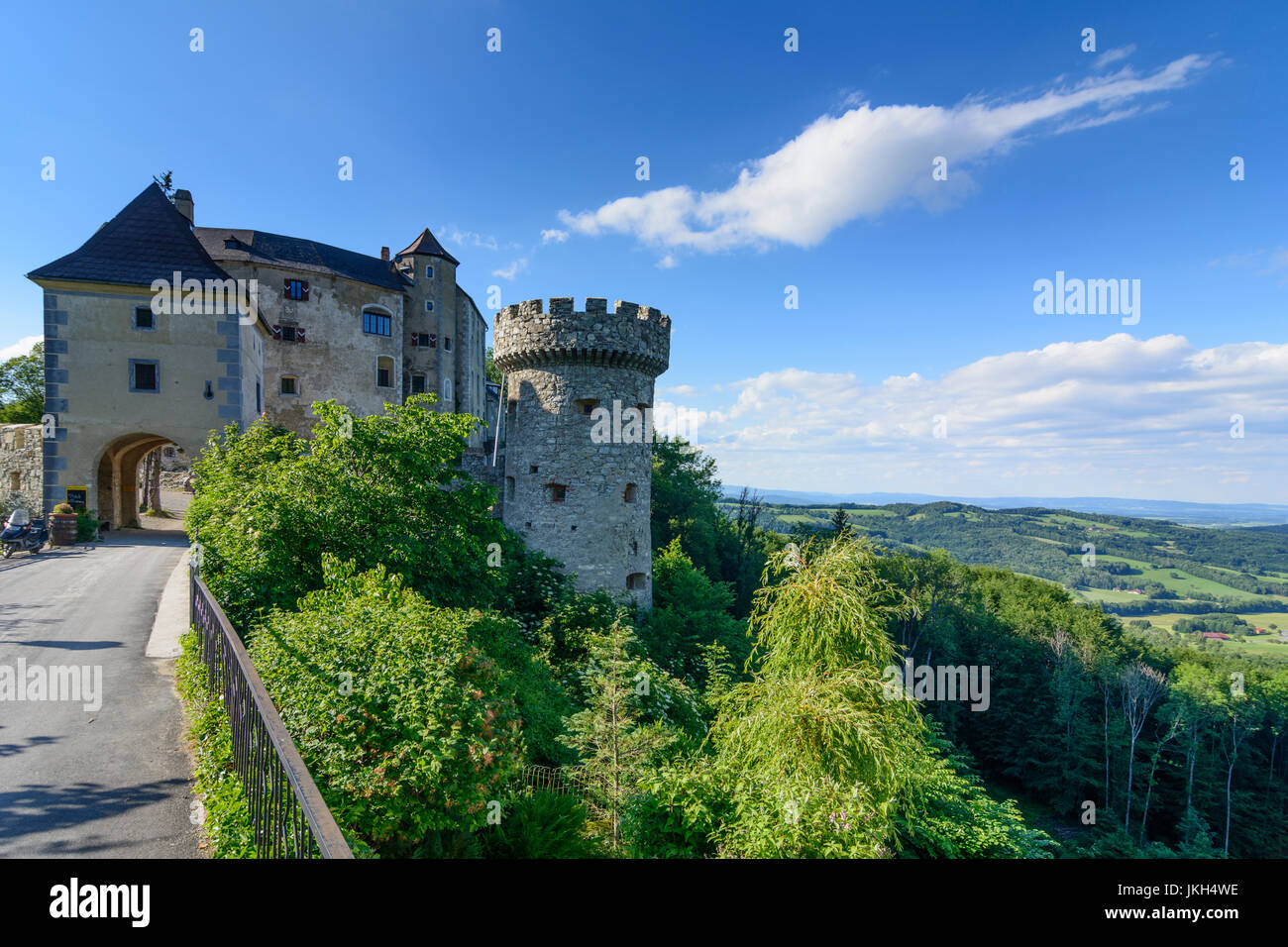 Il castello di Plankenstein, Texingtal, Mostviertel, Niederösterreich, Austria Inferiore, Austria Foto Stock