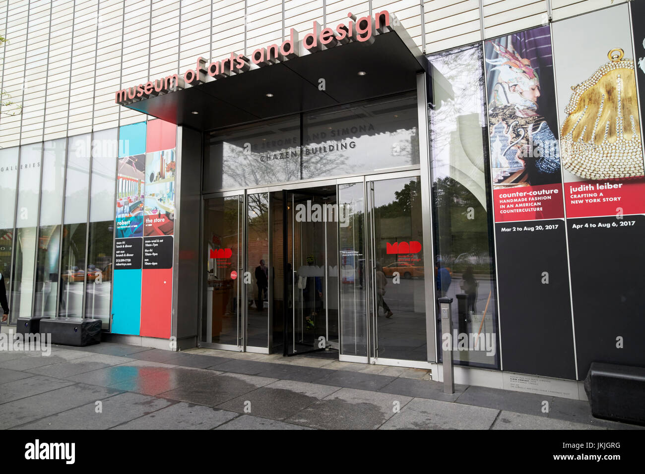 Museo delle arti e design jerome e simona chazen Building di New York City STATI UNITI D'AMERICA Foto Stock