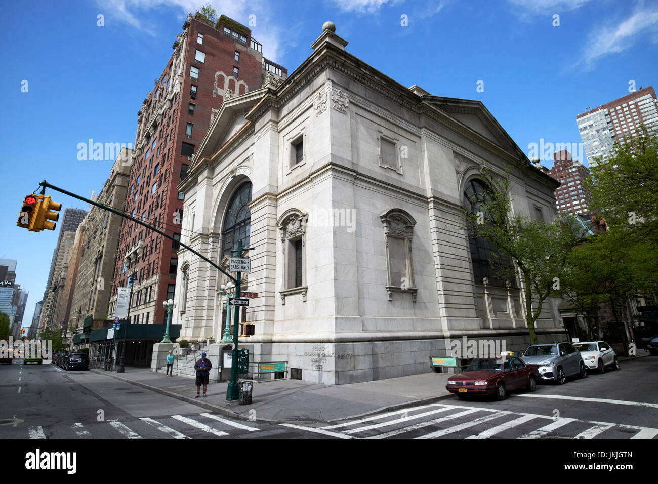 La seconda chiesa di Cristo scienziato Building di New York City STATI UNITI D'AMERICA Foto Stock