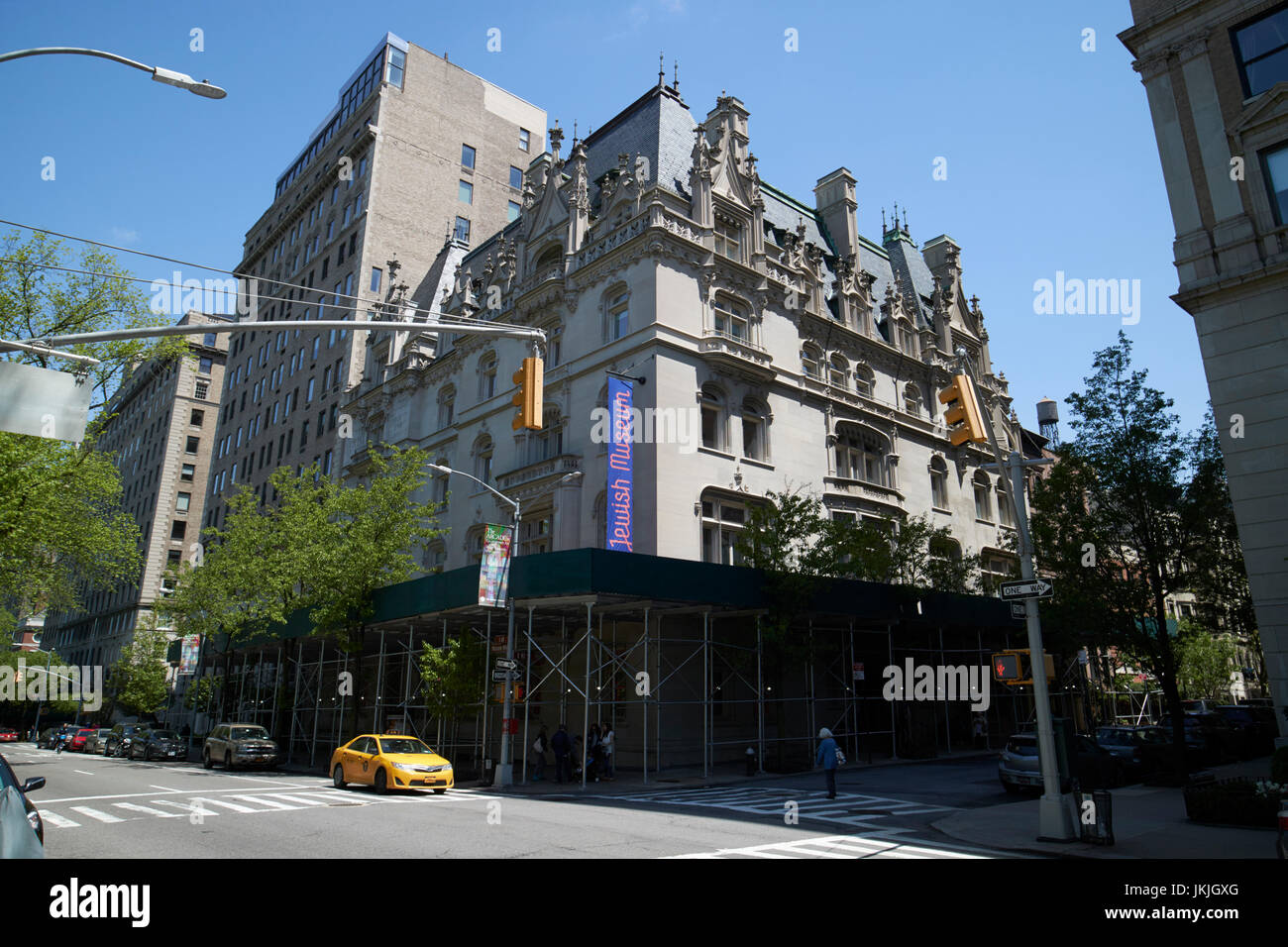 Andrew Carnegie mansion ora Cooper Hewitt smithsonian design museum di New York City STATI UNITI D'AMERICA Foto Stock