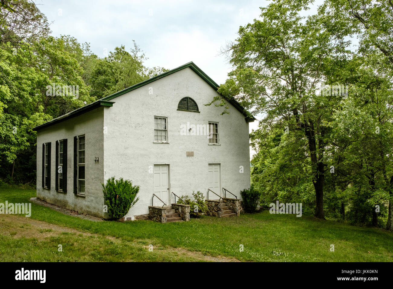 Battle Creek primitiva chiesa battista, Ben Venue Road, Flint Hill, Virginia Foto Stock