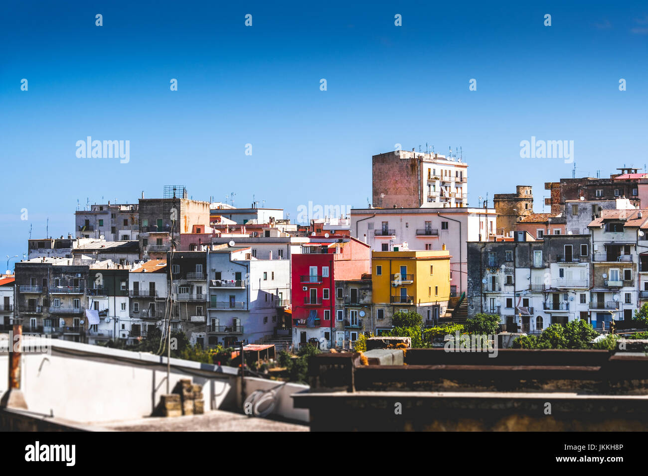 Vico del Gargano villaggio italiano in Puglia Foto Stock