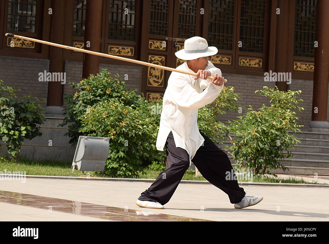 Il tai chi chi kung, master Foto Stock