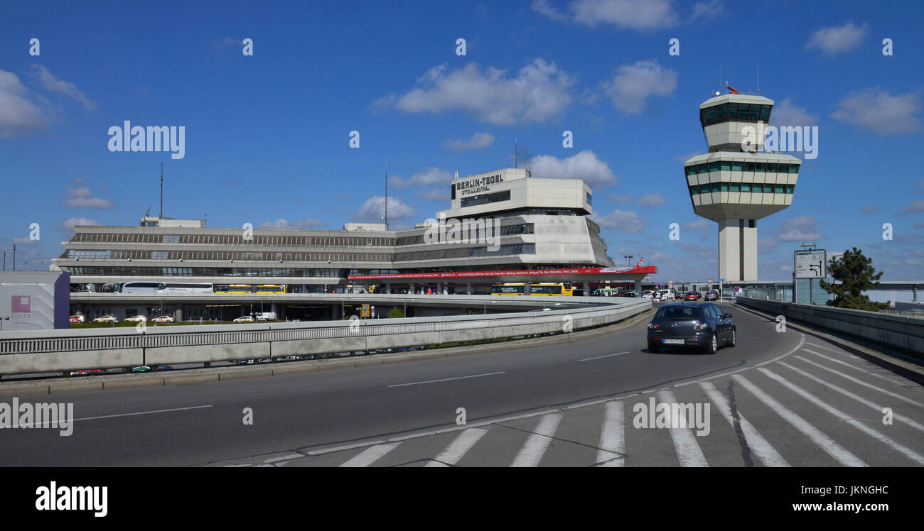 Aeroporto di Tegel, villaggio Reinicken, Berlino, Germania, Flughafen Tegel, Reinickendorf, Deutschland Foto Stock