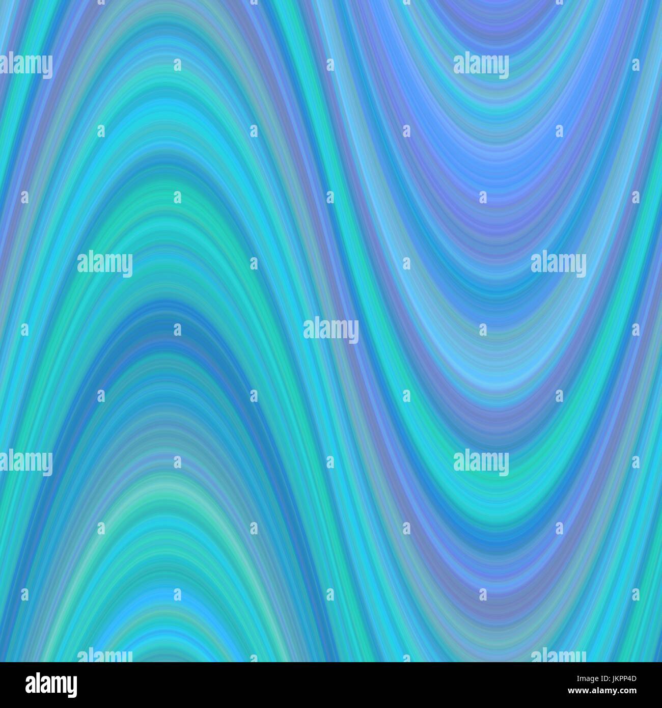 Luce blu astratto sfondo ondulato a partire da sottili linee curve - Grafica vettoriale Illustrazione Vettoriale