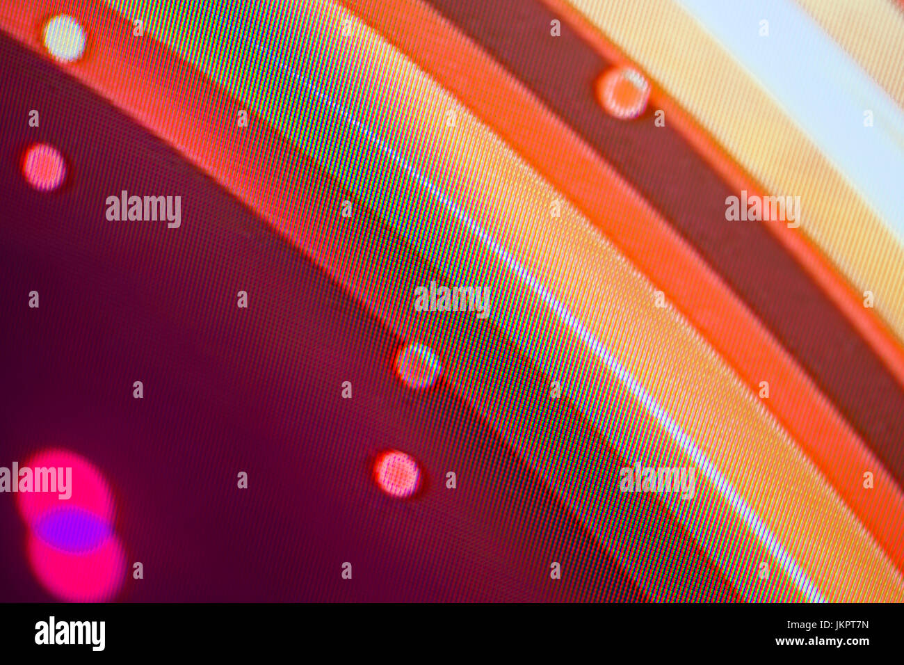 I diodi ad emissione di luce nacro per display a LED. LED digitale lo sfondo dello schermo Foto Stock