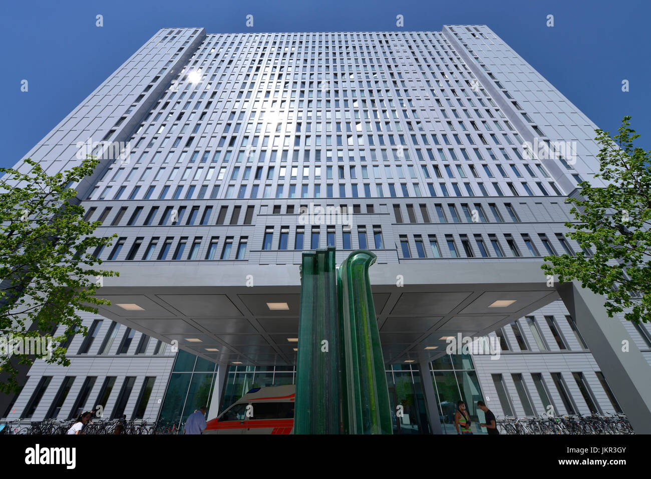 Charite, letto alto, Luisenstrasse, medio, Berlino, Germania, Bettenhochhaus, Mitte, Deutschland Foto Stock