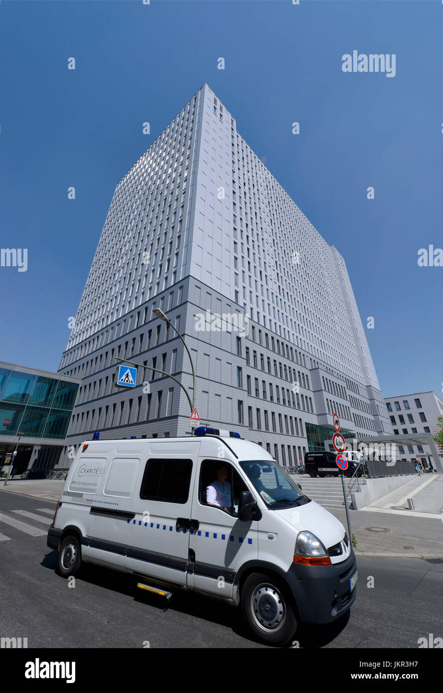Charite, letto alto, Luisenstrasse, medio, Berlino, Germania, Bettenhochhaus, Mitte, Deutschland Foto Stock