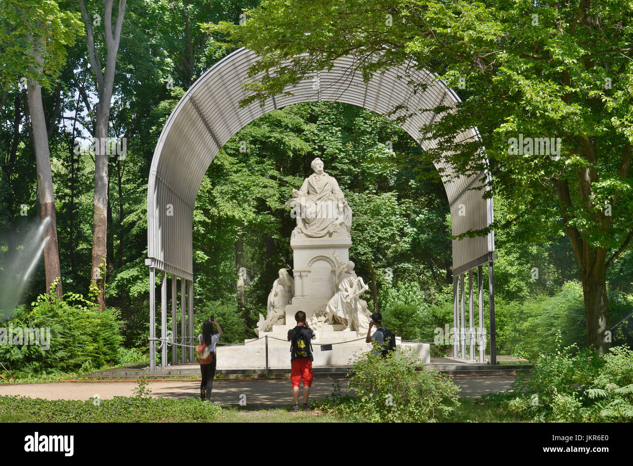 Wagner's Monument, grande zoo, zoo, medio, Berlino, Germania, Wagnerdenkmal, Grosser Tiergarten, il Tiergarten, Mitte, Deutschland Foto Stock
