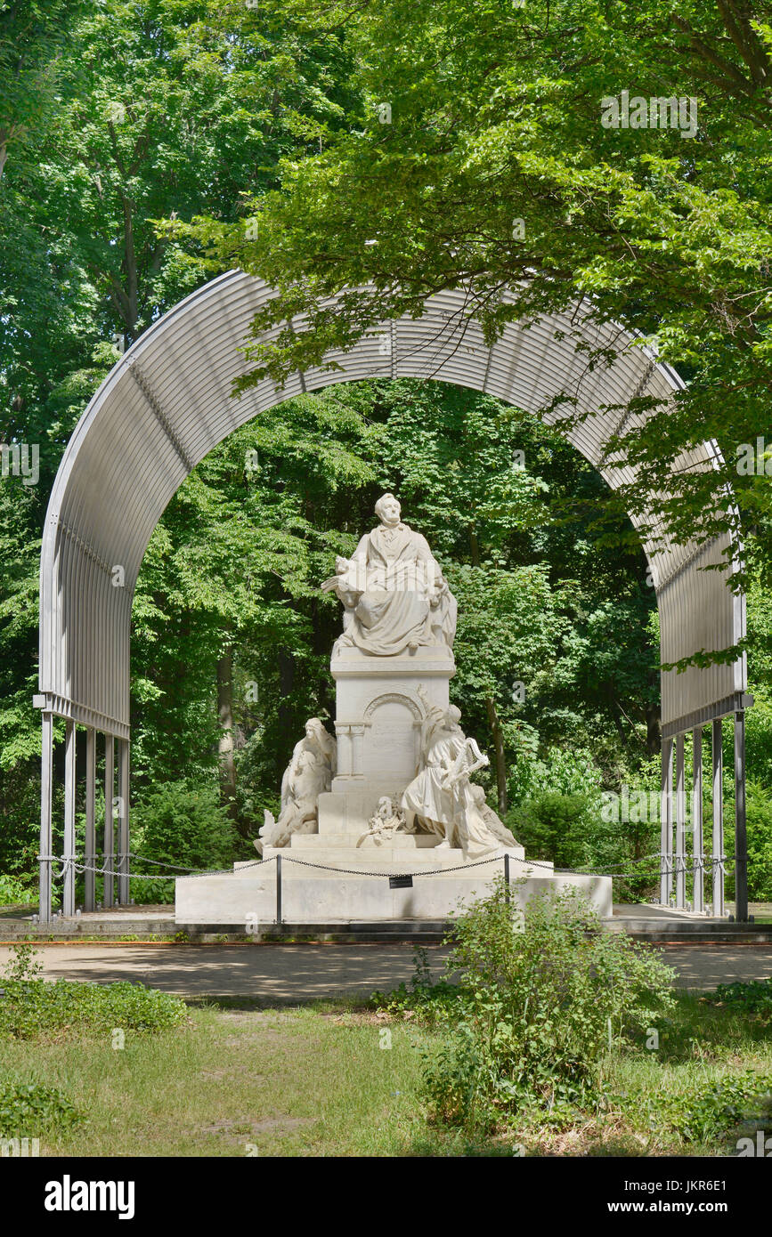 Wagner's Monument, grande zoo, zoo, medio, Berlino, Germania, Wagnerdenkmal, Grosser Tiergarten, il Tiergarten, Mitte, Deutschland Foto Stock