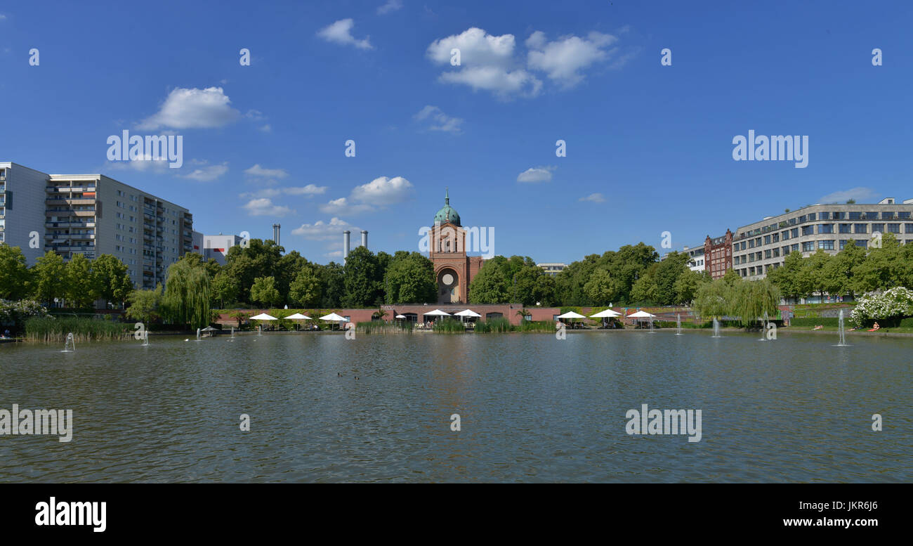 Angelo lavandini, medio, Berlino, Germania, Engelbecken, Mitte, Deutschland Foto Stock