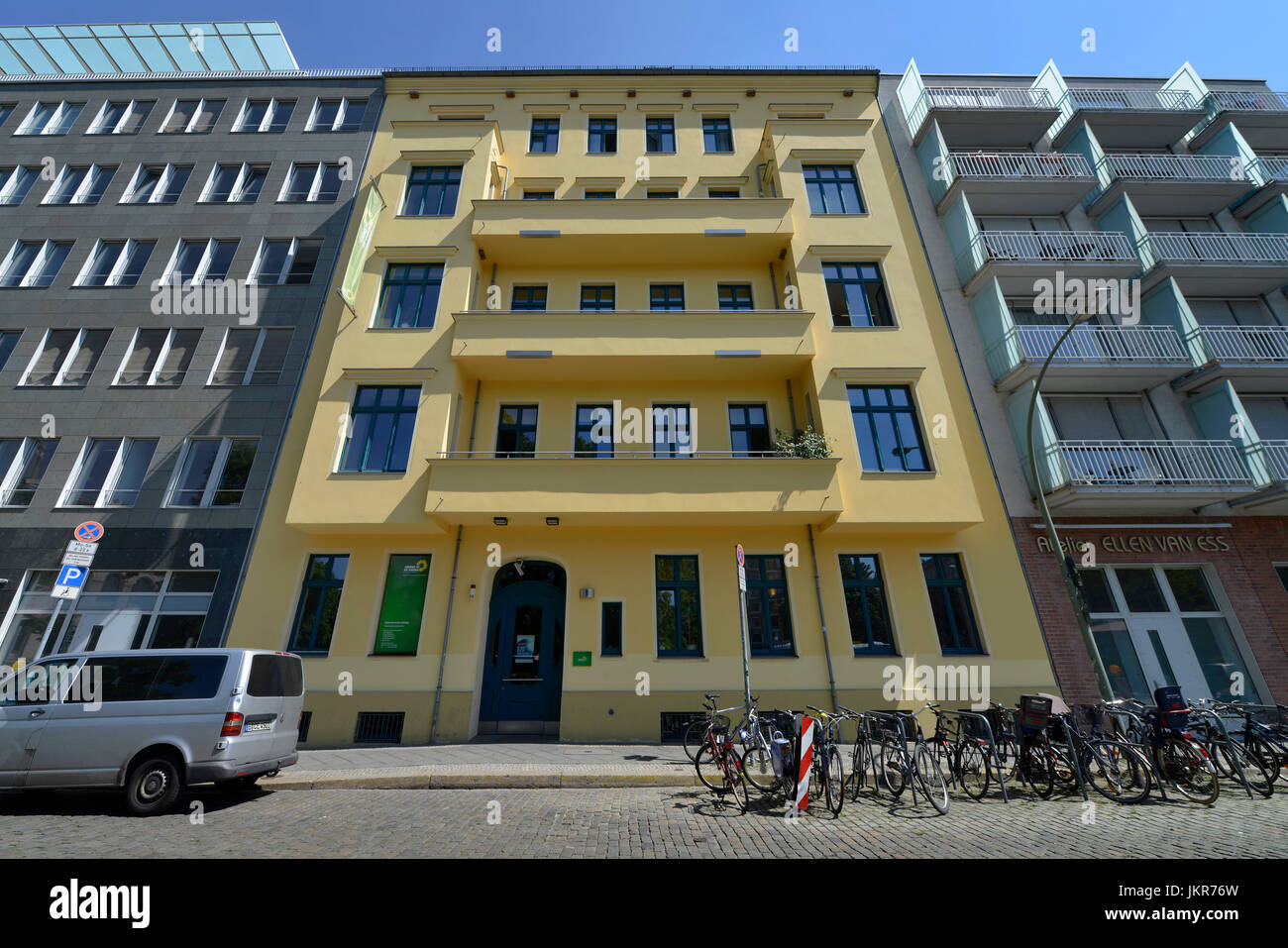 ALLIANCE 90 / I VERDI, Ufficio federale, posto prima che la nuova porta, medio, Berlino, Germania, BUENDNIS 90/Die GRUENEN, Bundesgeschaeftsstelle, Platz v Foto Stock