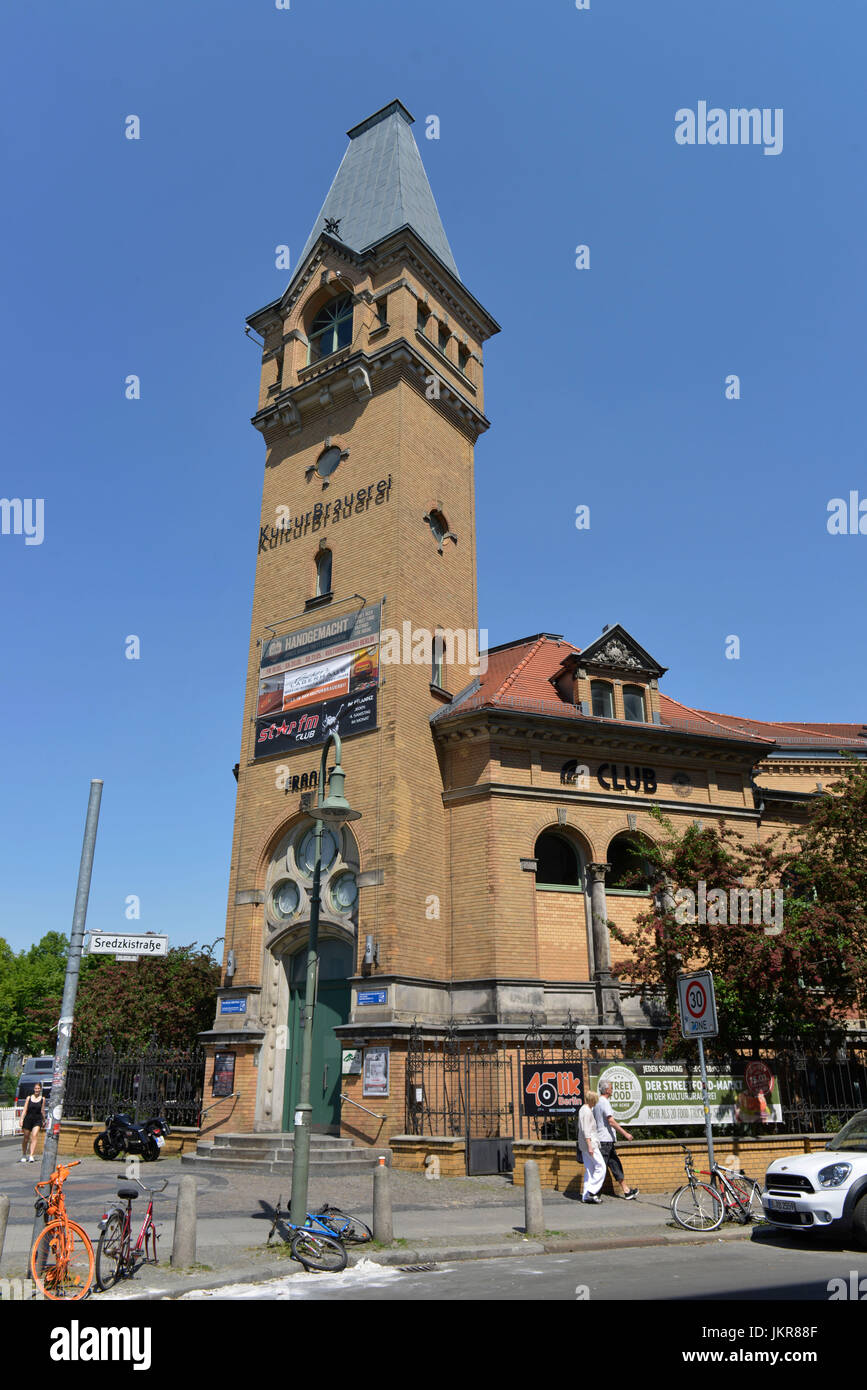 Birrificio culturale, Schoenhauser avenue, Prenzlauer montagna, Pankow, Berlino, Germania, la Kulturbrauerei, Schoenhauser Allee, Prenzlauer Berg, Deutschland Foto Stock