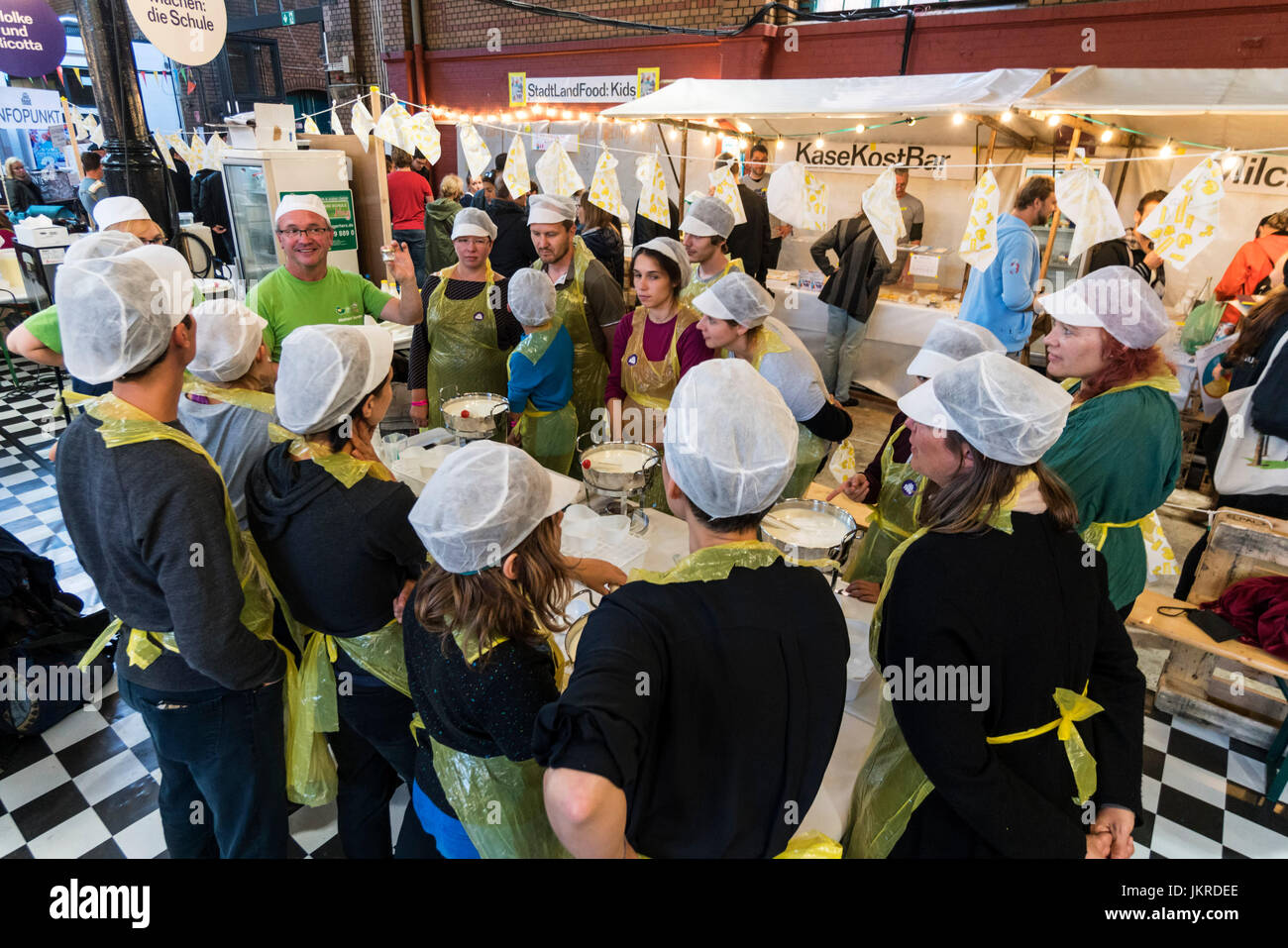 Markthalle 9, cibo workshop, Kreuzberg, così 36, Berlino Foto Stock