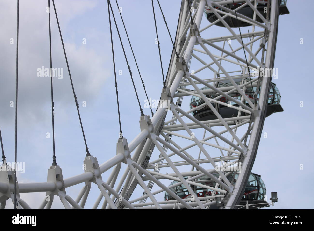 Chiusura del London Eye Foto Stock
