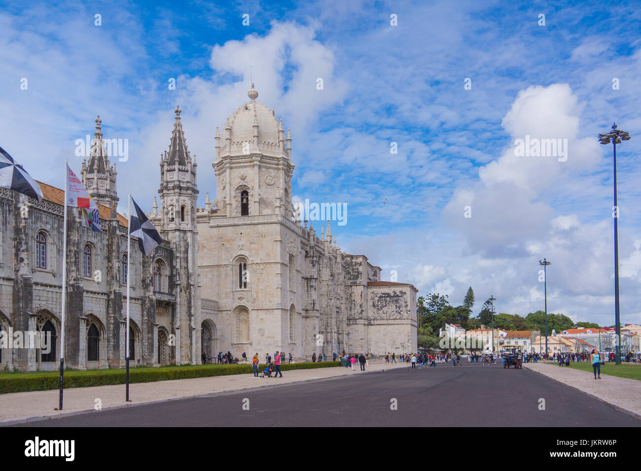 Monastero di Jeronimos, Lisbona, Lisboa, Portogallo. Foto Stock