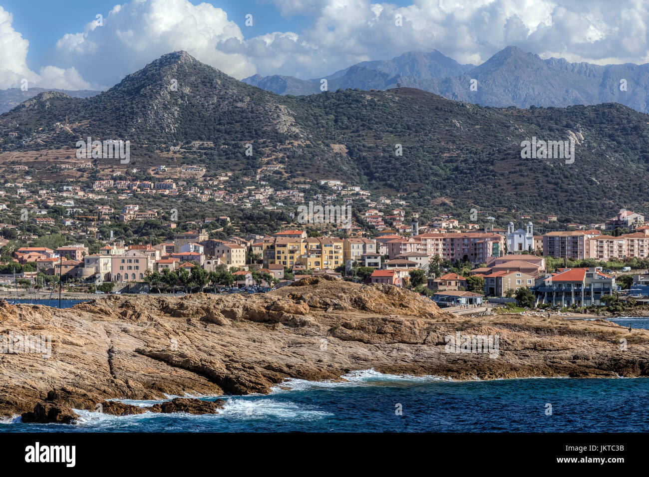 L'ile Rousse Balagne in Corsica, Francia Foto Stock