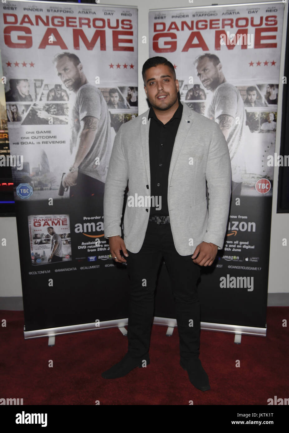 " Pericoloso gioco' - Premiere al Showcase Cinema dotato di: Amar Adatia dove: Manchester, Regno Unito quando: 23 giu 2017 Credit: WENN.com Foto Stock