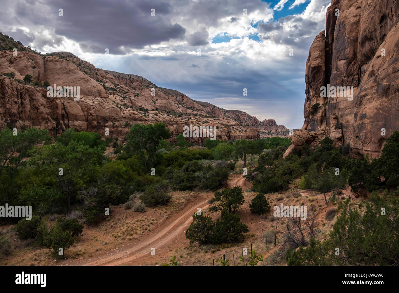 Moab Utah paesaggio. Uno dei migliori posti al mondo. Foto Stock