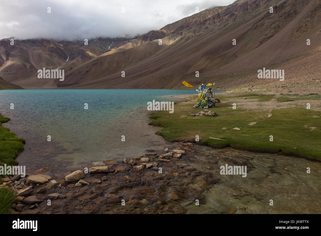 Chandra Lago Taal Foto Stock