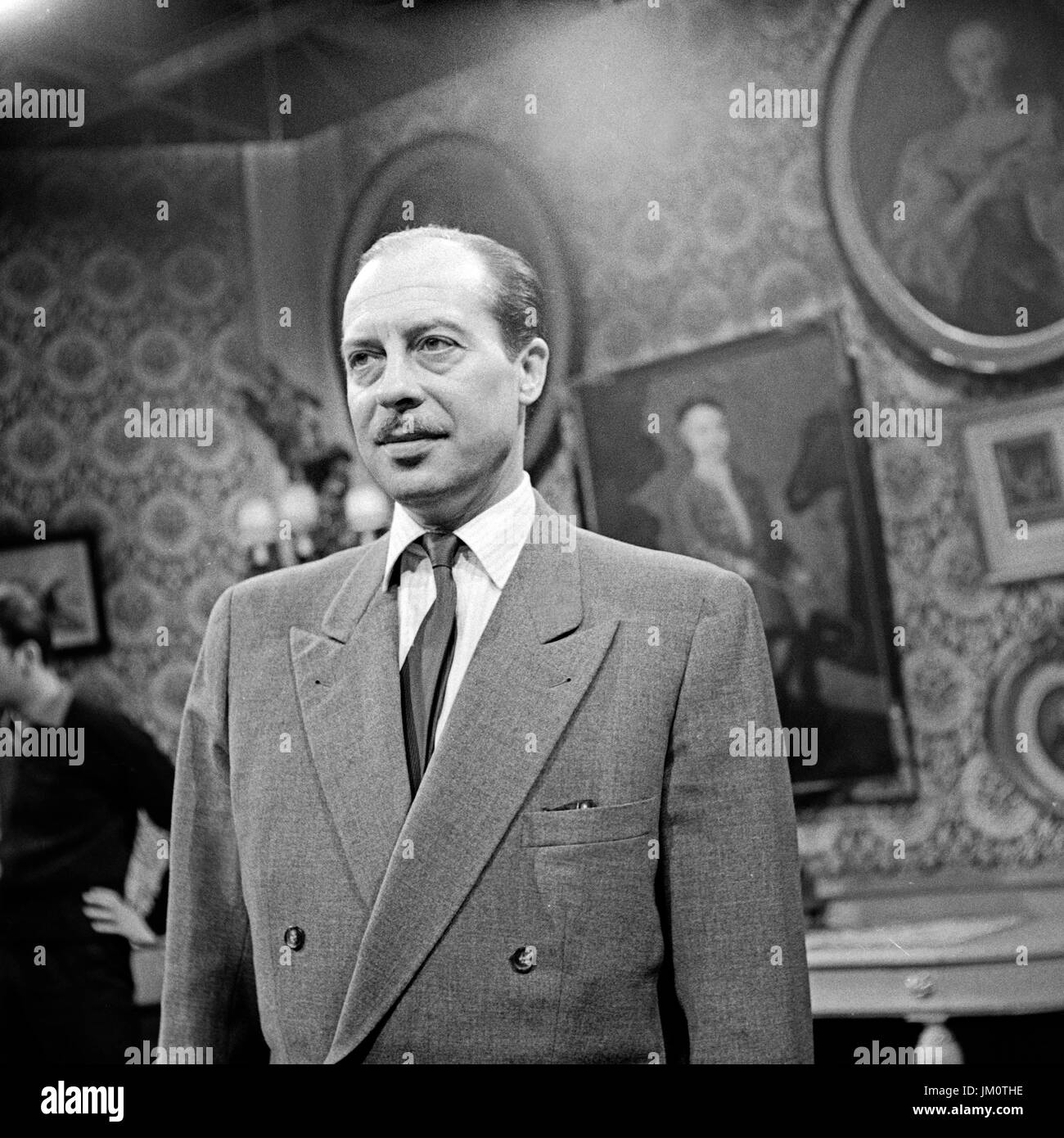 Bei Kerzenlicht, Fernsehspiel 1957, Darsteller Foto Stock