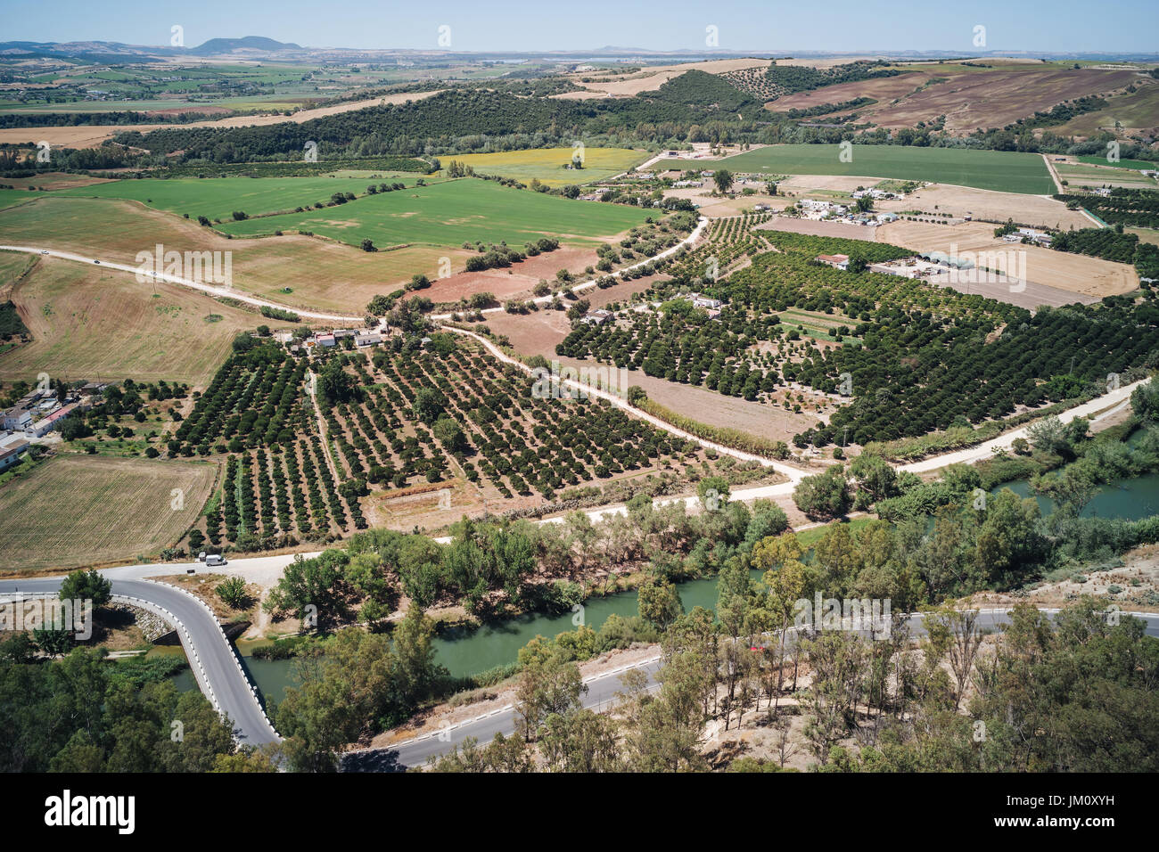 Meravigliosi paesaggi rilassanti in Andalusia, Spagna Foto Stock
