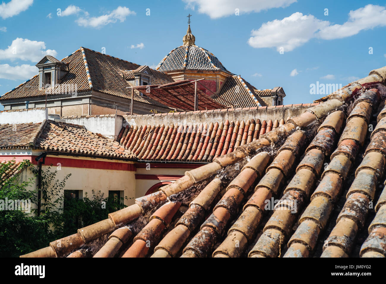 Tetto della meravigliosa città di Siviglia in Andalusia, Spagna Foto Stock