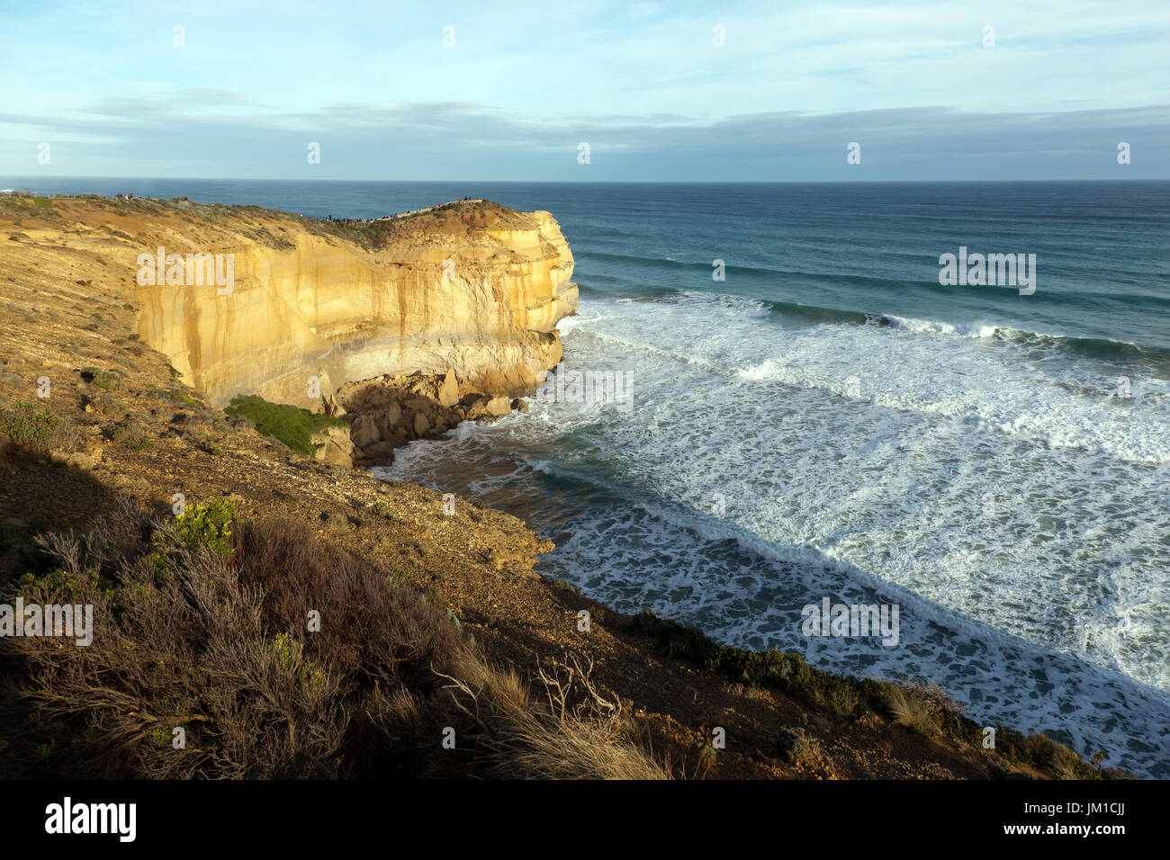 Vista di una sezione dei dodici Apostoli porto Cambell Parco Nazionale , Victoria, Australia Foto Stock