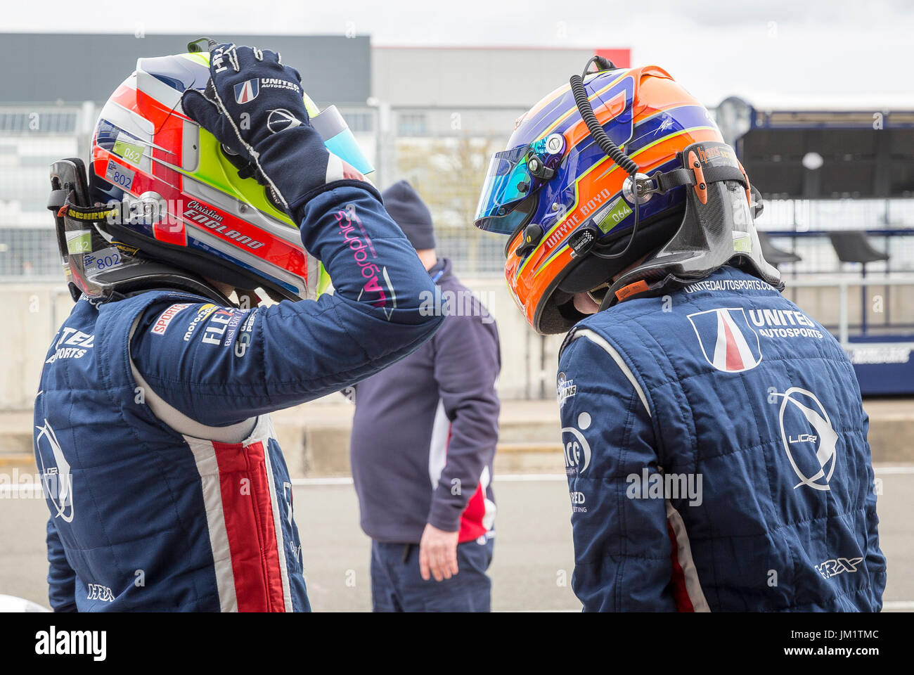 Wayne Boyd 2 al circuito di Silverstone, Inghilterra Foto Stock