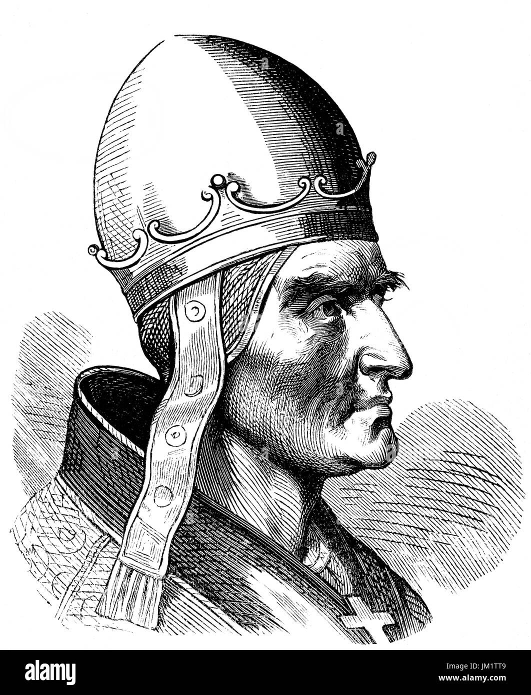 Papa Urbano IV, c. 1195 - 2 ottobre 1264, nato Jacques Pantaléon, fu Papa dal 29 agosto 1261 fino alla sua morte nel 1264 Foto Stock