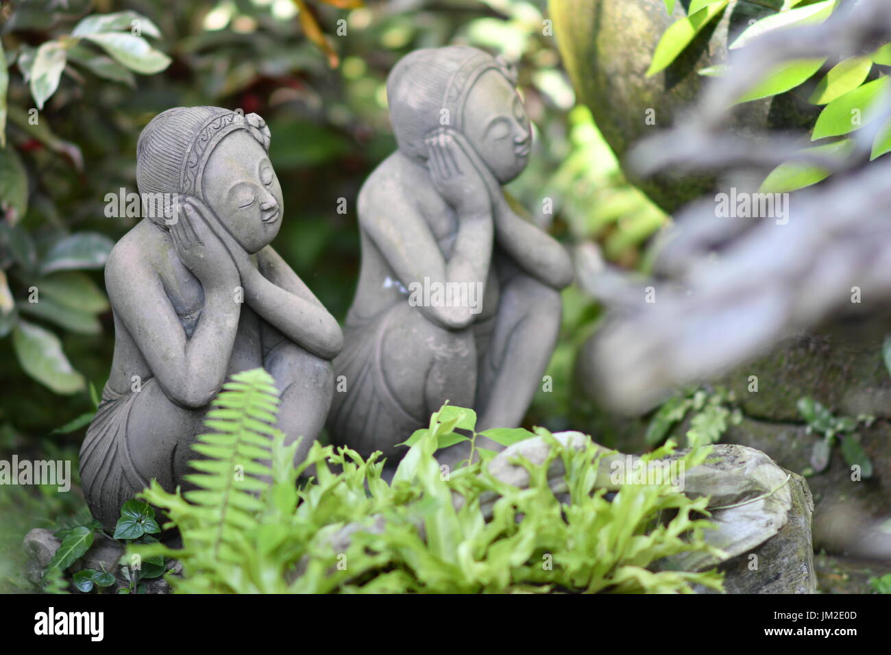 Giardino sculture Foto Stock