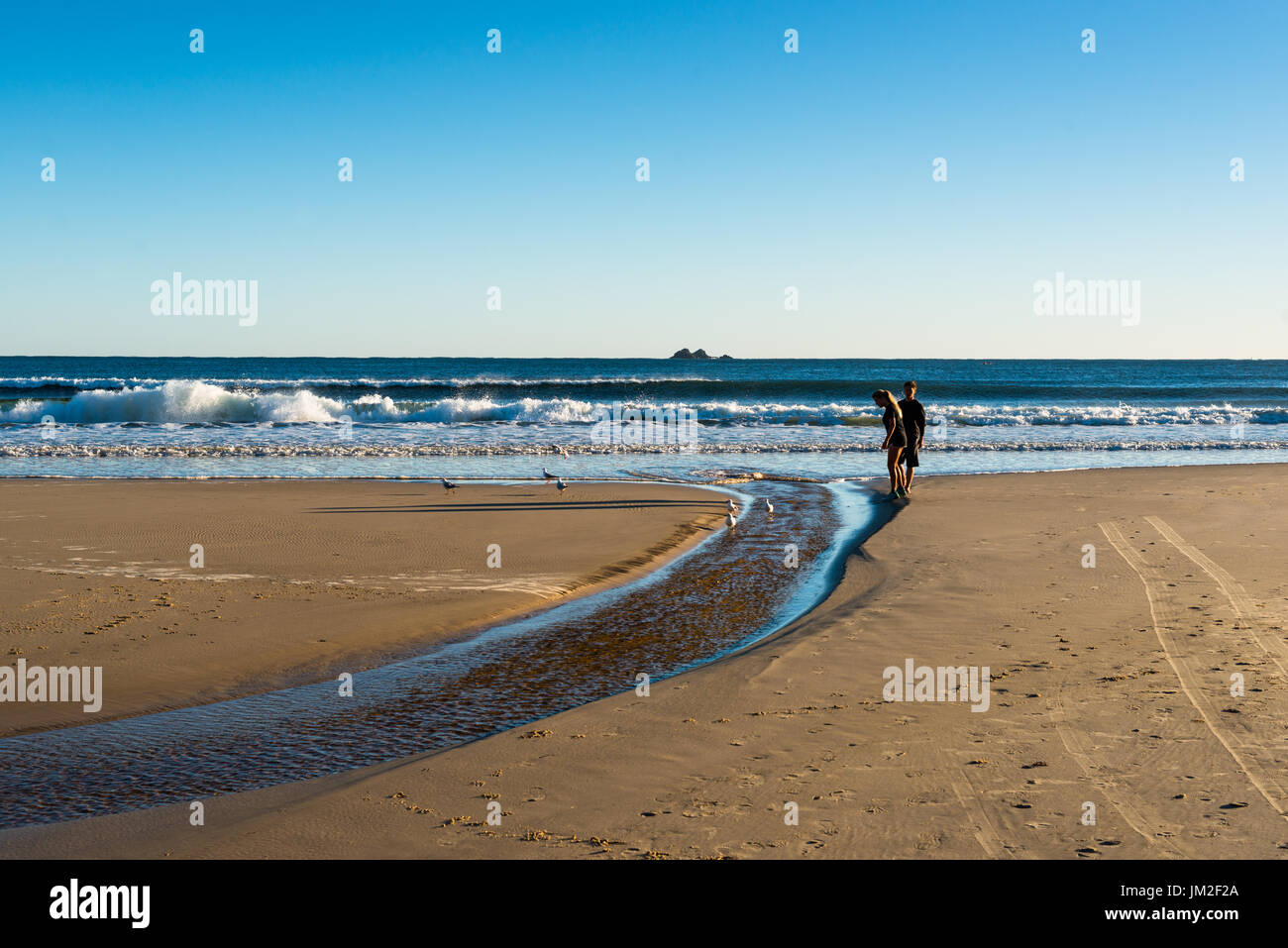 'Pass' a Byron Bay, Nuovo Galles del Sud, Australia Foto Stock