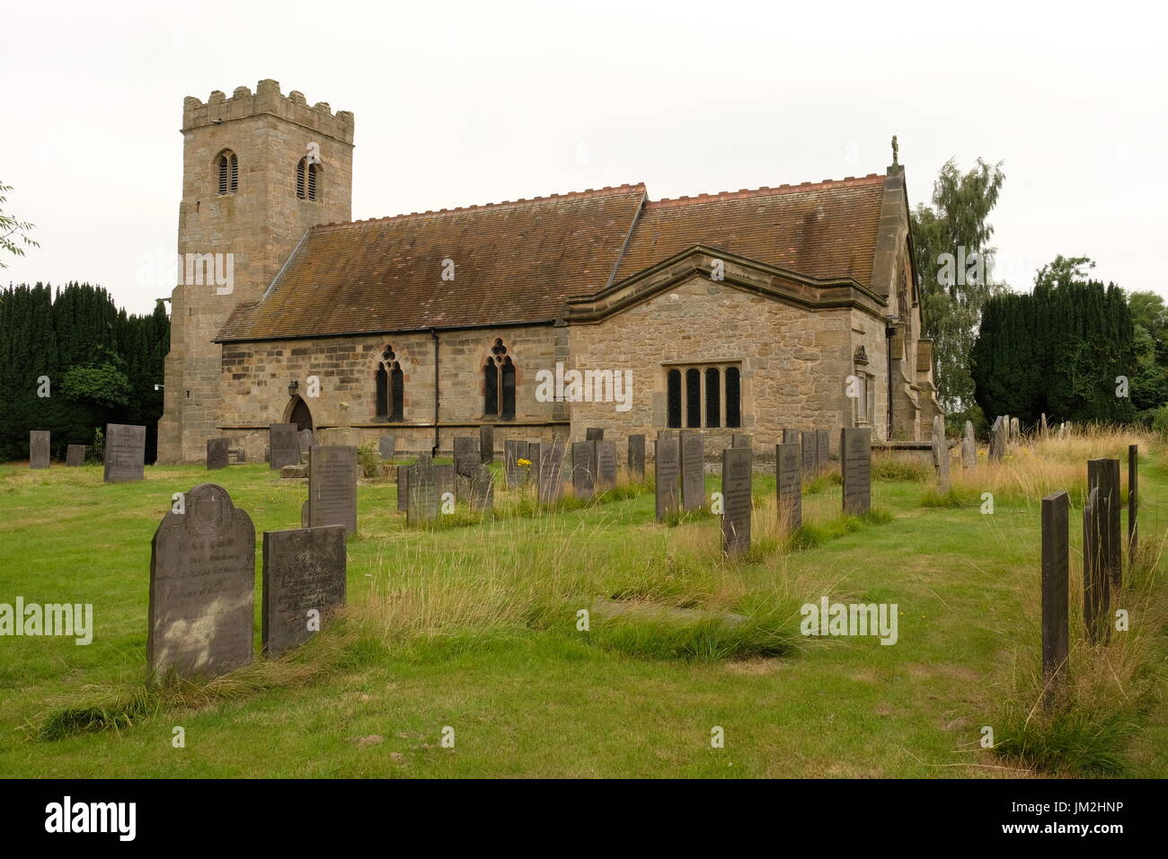 La Chiesa di San James, Swarkestone Foto Stock